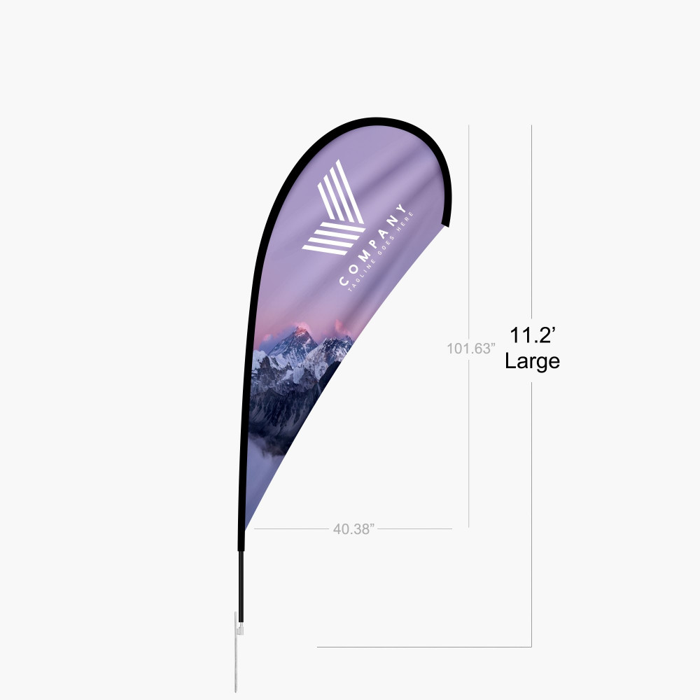 Teardrop flag