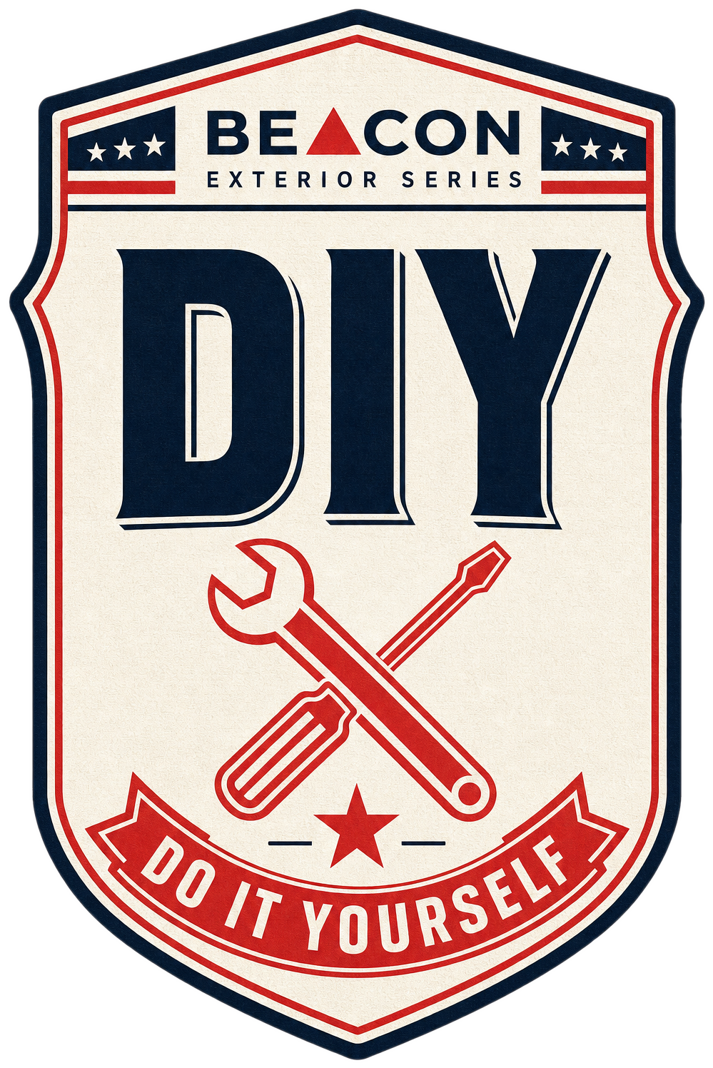 CrispBeacon DIY install badge — you install it yourself