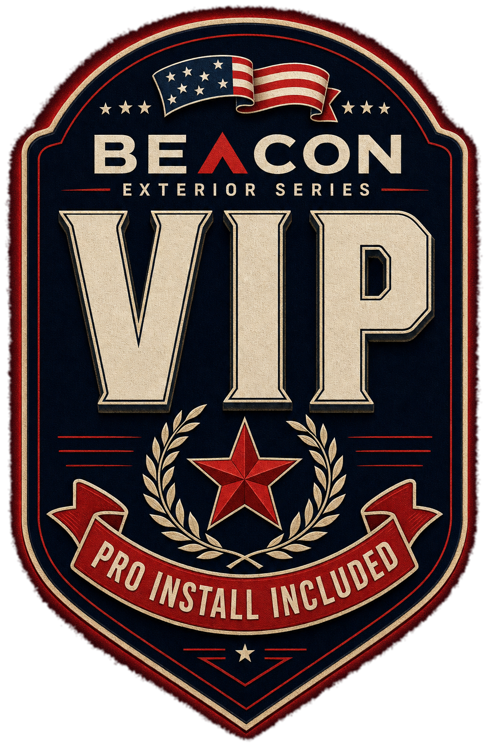 CrispBeacon VIP install badge — pro install included